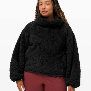 Lululemon Warm Restore Sherpa Pullover Turtleneck